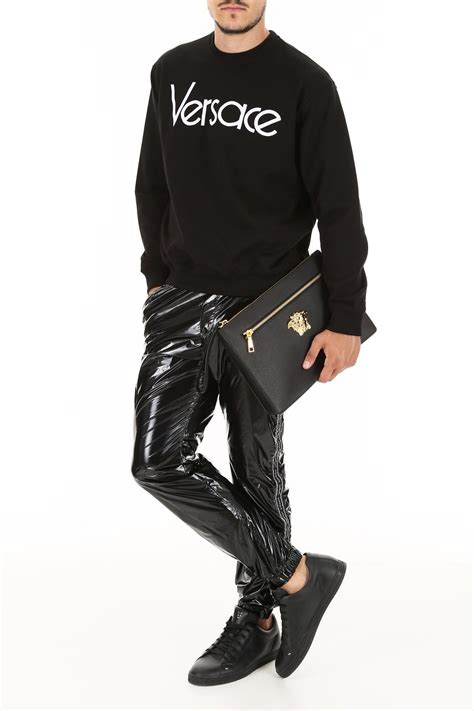 versace mens joggers